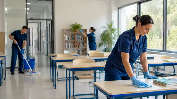 Campus educativo atendido por los servicios generales de FEGHADAL